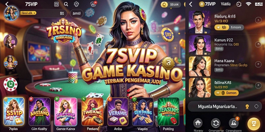 Tampilan gameplay menarik dari aplikasi Kasino 7SVIP yang seru.