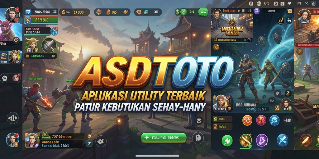 Tampilan antarmuka utama aplikasi ASDTOTO yang intuitif dan user-friendly.
