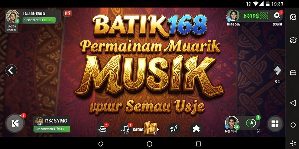 Tampilan gameplay BATIK168 yang interaktif dan menyenangkan.