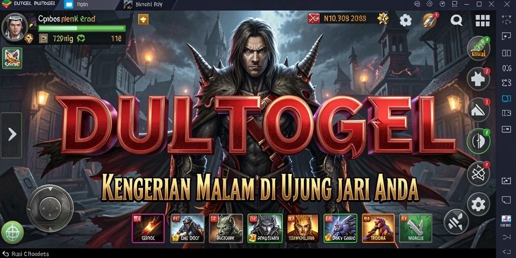 Tangkapan layar menampilkan suasana mencekam dalam DULTOGEL.