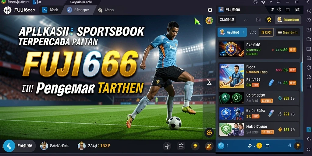 Tampilan gameplay menarik dari aplikasi Sportsbook FUJI66.