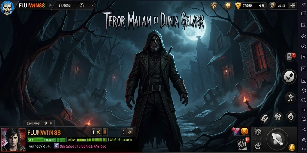 Gameplay mencekam di FUJIWIN88 dengan suasana horor menjalar.