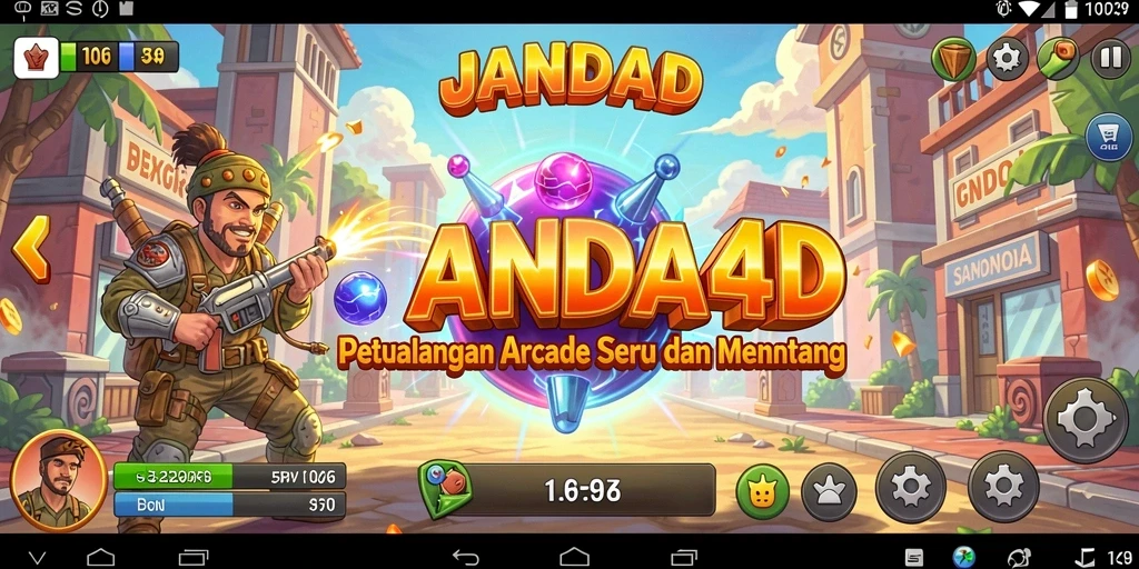 Screenshot gameplay <strong>JANDA4D</strong> menampilkan aksi seru dan tantangan di dalamnya.