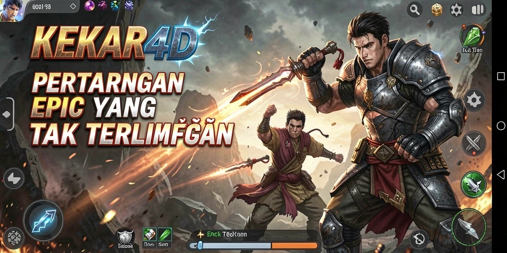 Tampilan menarik dari gameplay seru KEKAR4D.