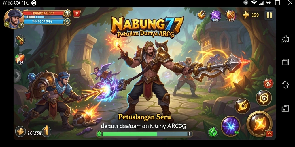 Tampilan gameplay ARPG yang menarik dan penuh aksi.