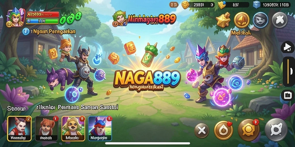 Tampilan menarik dan gameplay menyenangkan di NAGA889.
