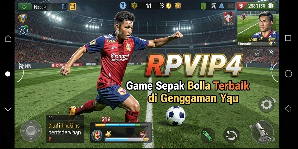 Tampilan gameplay RPVIP4 yang menegangkan saat pertandingan berlangsung.