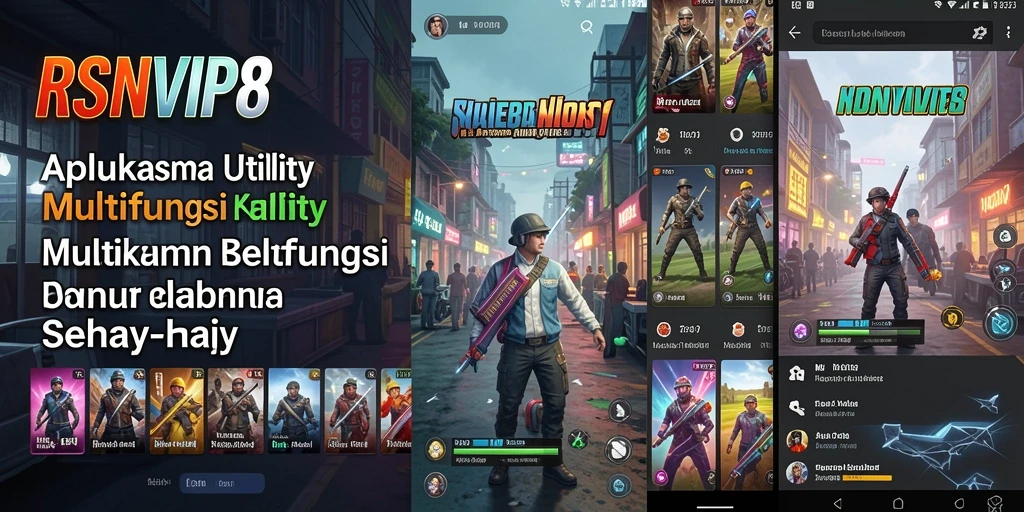 Tampilan antarmuka pengguna RSNVIP8 yang interaktif dan informatif.