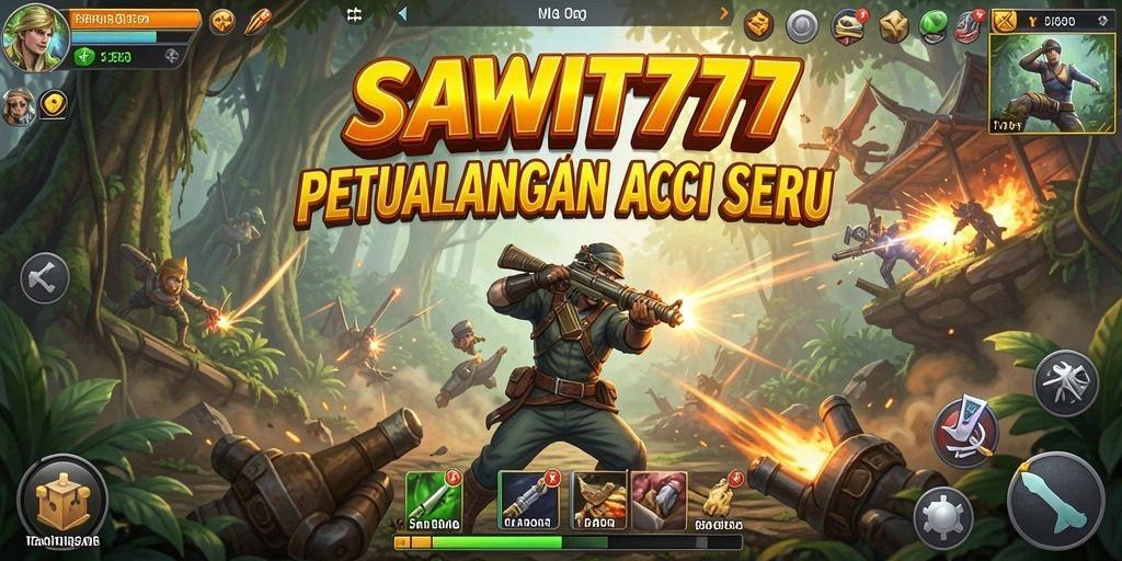 Tampilan gameplay seru dengan misi menantang di SAWIT777.